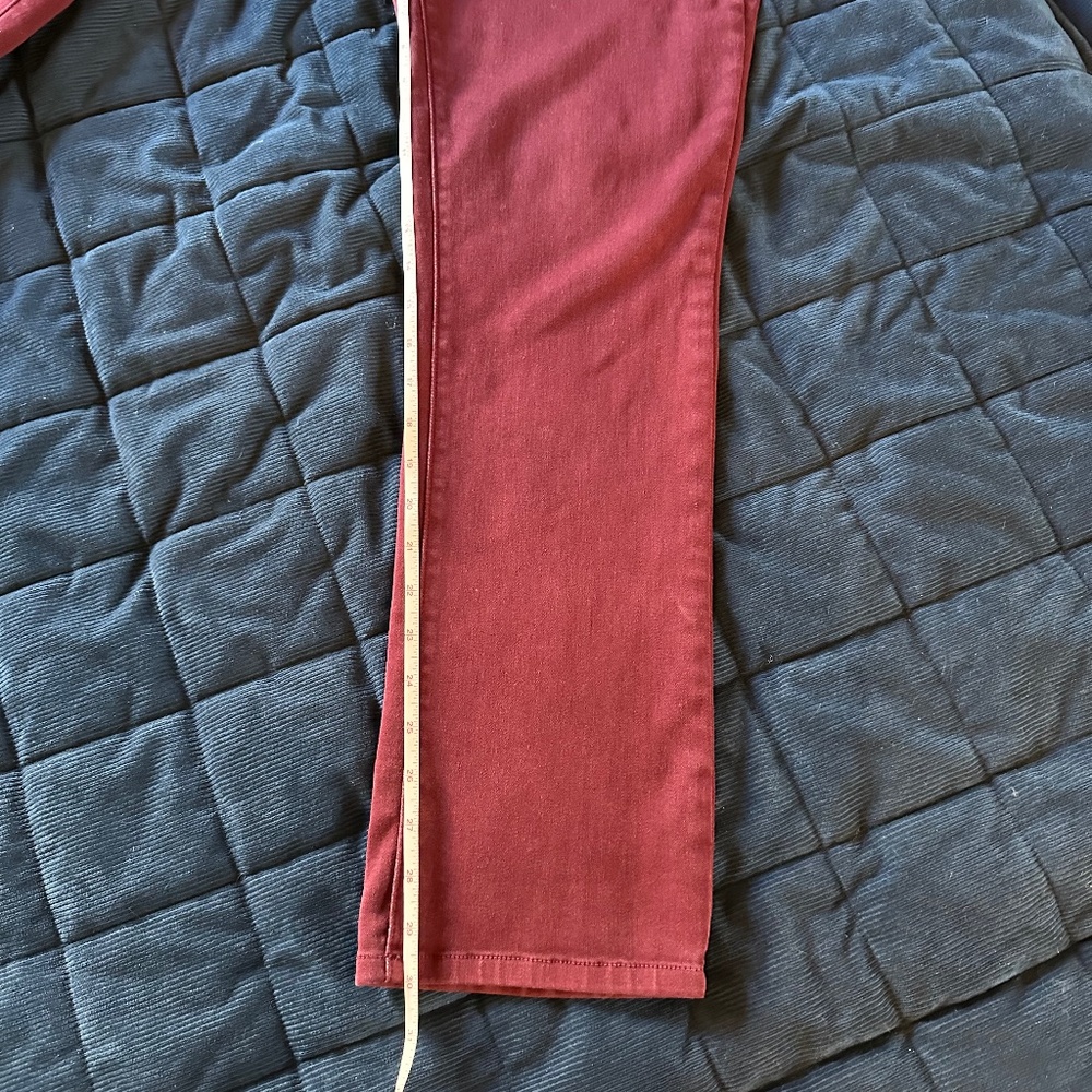 NYDJ Jeans Women’s Burgundy/Wine leggings with Lift Tuck Technology - Picture 6 of 8